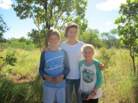 Family on the way up to Darwin for a water skiing competititon