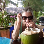 Pete's mum and her extravagant coconut!