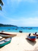 111 'Boats On Pehentian Beach' - Malaysia