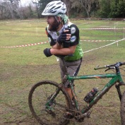 Pete trying his hand at winter cyclocross